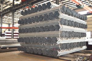 Q345 stalen buis vooraf gegalvaniseerde 30-40 g / m2 zink-coating met flexibele buizen grootte