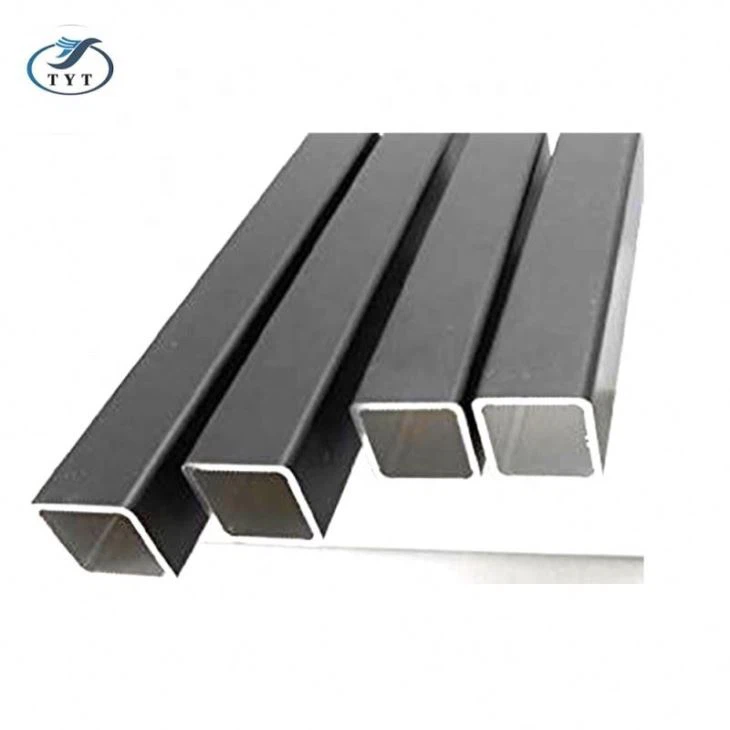 BS1387 Black Square Steel Pipe Carbon Material Hot Rolled